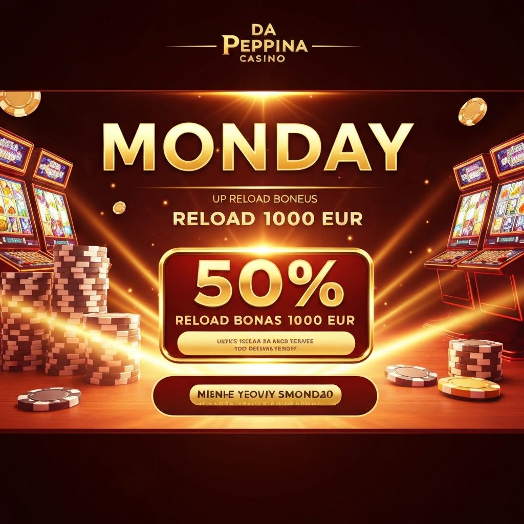 Ricarica del Lunedì - 50% di Bonus fino a 1000 EUR